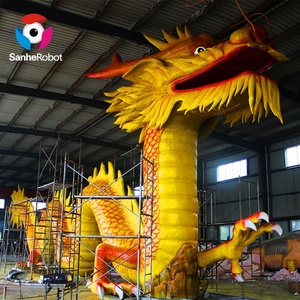 28M tamaño largo estilo chino Animatronic estatua del Dragón - Product Image 5
