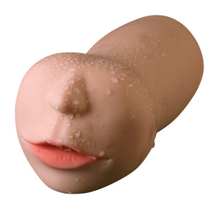 Copa de Masturbación Oral Realista, Elástica, Inodora, Color Trigo, con Efecto de Garganta Profunda, Juguete Sexual Masculino, Suministro de Fábrica - Product Image 3