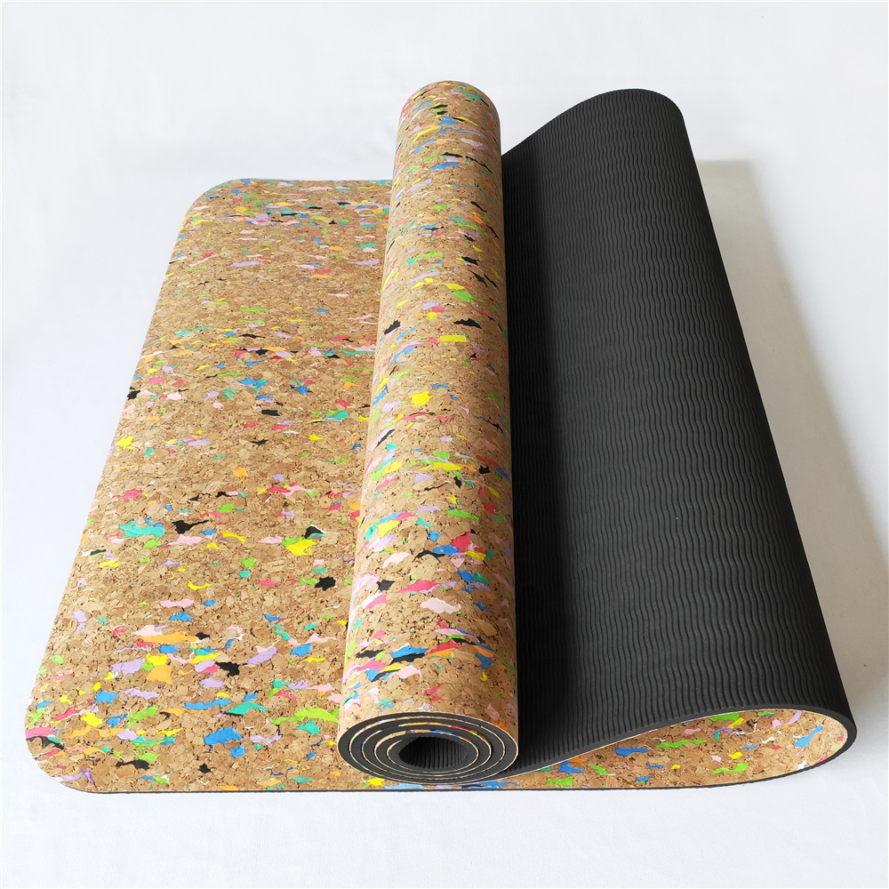 183x61 см, 6 мм, высокая плотность, экологически чистый, нескользящий, черный, для упражнений, йоги, матовый, пользовательский принт, коврик для йоги, пробка