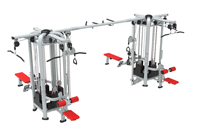 Équipement de musculation multifonctionnel robuste pour salle de sport, 16 stations