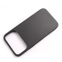 Coque de téléphone antichoc en TPU mat souple pour iPhone 17 Pro Max, coque arrière en silicone noir pour iPhone 17 Air