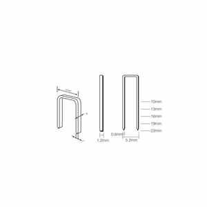 औद्योगिक ग्रेड श्रृंखला 16 nc मीट्रिक स्टील स्टेपल-भारी शुल्क संक्षारण/कार्पेंट्री के लिए भारी शुल्क संक्षारण - Product Image 1
