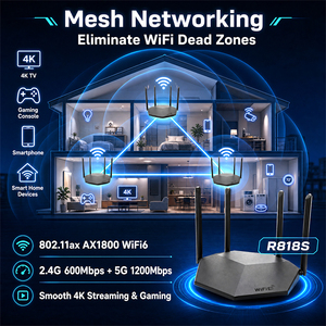 <span class=keywords><strong>Router</strong></span> WIFI6 AX1800 Usado, 1GE WAN+4GE Gigabit, 2.4G 5G Inalámbrico de Doble Banda, <span class=keywords><strong>Router</strong></span> WIFI 6 Inteligente con Chip BCM, <span class=keywords><strong>Tplink</strong></span> - Product Image 4