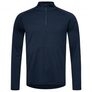 Mens Merino <strong>Wool</strong> Solid Color Long Sleeve 1/4 Zipper <strong>Base</strong> <strong>Layer</strong> - Product Image 5