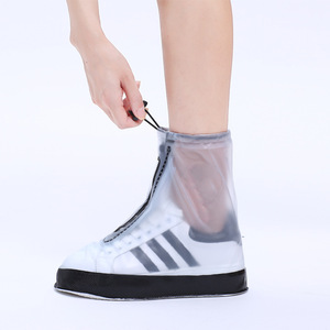 Cubrezapatos Reutilizables de PVC y <span class=keywords><strong>Goma</strong></span>, Plegables, Antideslizantes, Impermeables, para Lluvia y Nieve - Product Image 3