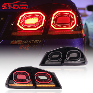 Feux arrière LED animés SINDAR pour Honda Civic 8ème génération FD Series FD2 Type R Mugen 2006-2012 12-15 Style ciel étoilé - Product Image 1