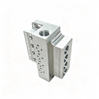 Bloc de soupapes hydrauliques en alliage d'aluminium usiné CNC sur mesure, service OEM