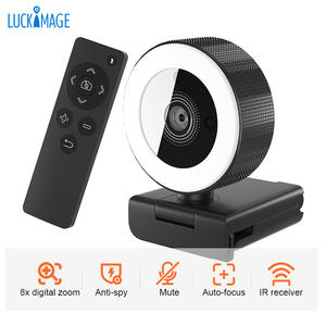 Cámaras <span class=keywords><strong>Web</strong></span> con Seguimiento Automático, Cámara <span class=keywords><strong>Web</strong></span> Chatroulette, Cámaras <span class=keywords><strong>Web</strong></span> 2k Full HD para PC de Escritorio, Transmisión en Vivo, Cámara USB para Computadora - Product Image 4