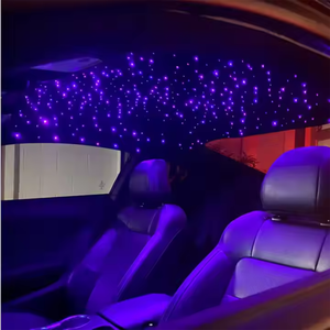 1000 pièces <span class=keywords><strong>de</strong></span> câble à fibres optiques PMMA <span class=keywords><strong>de</strong></span> 6,5 pieds (0,75 mm) avec moteur à fibres optiques à 2 têtes, roue scintillante, étoile clignotante, contrôle par application pour le <span class=keywords><strong>ciel</strong></span> étoilé du <span class=keywords><strong>toit</strong></span> <span class=keywords><strong>de</strong></span> <span class=keywords><strong>voiture</strong></span> - Product Image 5