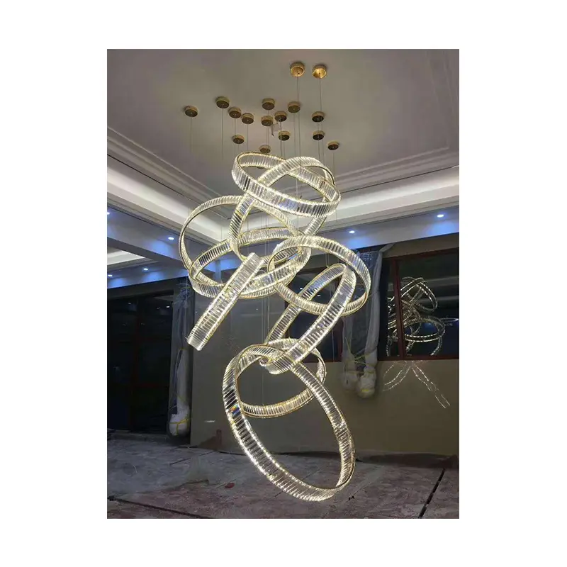 シャンデリア屋内ホームレストランショップ装飾照明銅フレームクリスタル中国サプライヤー新製品