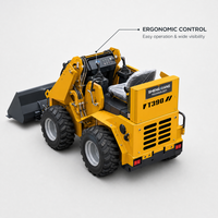 T390 Kompaktlader mit Kettenantrieb, EPA EURO5, 16MPa, 1830mm Ladehöhe, 63 Grad Kippwinkel für Garten und Hof