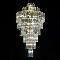 Élégant Grand Lustre en Cristal Spirale Portable, Lampe Suspendue pour Allée de Mariage, Décoration de Fête d'Anniversaire