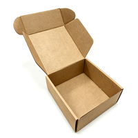 Boîtes d'expédition rigides auto-érectables en forme d'avion, personnalisées, haut de gamme, écologiques, recyclables (cartons d'expédition) en kraft bronzé