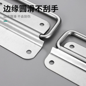 Stainless Steel Furniture Folding Handle Cabinet Door Drawer Handle Industrial Design Durable Bar Shape - Product Image 4