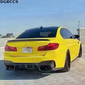 Pour M5 F90 2017-2023, diffuseur arrière en fibre de carbone style 3D à trois étapes, lèvre de pare-chocs arrière - Product Image 2