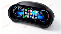 Untuk GLE GLS GL X166 2013-2019 12.3Inch LCD Digital Dashboard Virtual Cockpit CarPlay Android Auto Mode Kustom