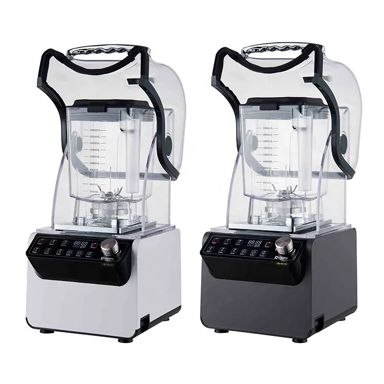 Nieuwe 2022 Heel Commerciële Fruit Juicer Maker Smoothie Machine Met Blender Zwart Wit