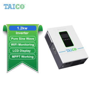 <span class=keywords><strong>Inverter</strong></span> Tenaga Surya Gelombang Sinus Murni TAICO 24V 12V 50Hz/60Hz MPPT 3.6KW 1.2KW Off Grid 220V 230V Sistem Terbaik - Product Image 1