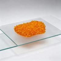 Fabriqué en Chine, gel de silice orange déshydratant avec indicateur d'humidité