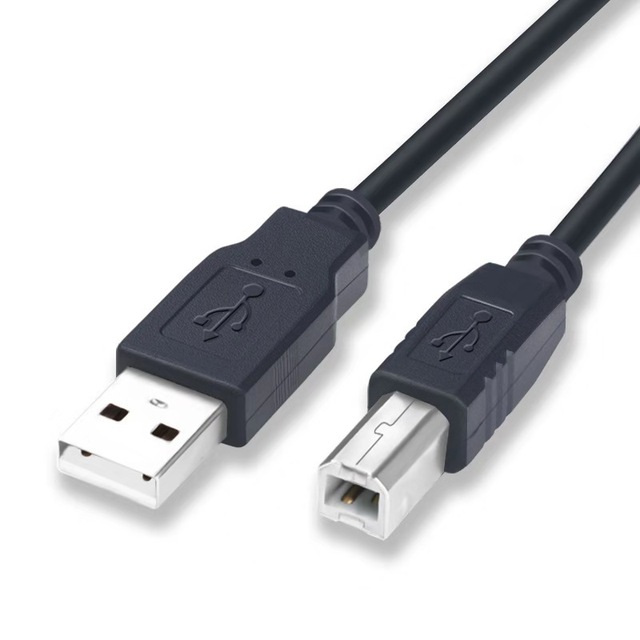 Factory Wholesale 1.5m USB 2.0 B Printer Cable Copper Core PVC Jacket Square Port Connected Computer Speed Printer