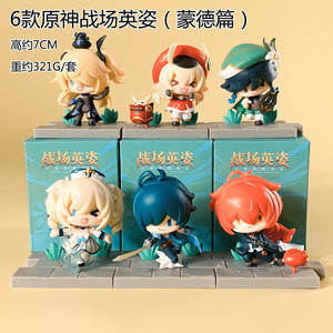 Caja Sorpresa de 5-11 cm, <span class=keywords><strong>Genshin</strong></span> Impact, Xiao, Zhongli, Venti, Kawaii, Figura de Anime de PVC, Juguete Coleccionable de Moda - Product Image 2