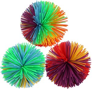 <span class=keywords><strong>Mono</strong></span> grasiento <span class=keywords><strong>bolas</strong></span> sensorial adultos juguetes Arco Iris colorido inflable Pom bola alivio del estrés juguete sensorial del paquete <span class=keywords><strong>de</strong></span> 3 - Product Image 3