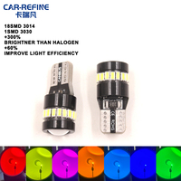 Ampoules LED 18SMD 3014 Canbus T10 194 W5W pour éclairage intérieur de voiture, blanc, 168 ampoules LED pour voiture, lampe rouge, jaune, bleue, ampoule LED T10 W5W