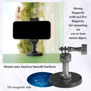 Usine professionnelle conception personnalisée CNC technologie support d'aimant en alliage d'aluminium Flexible pour caméras GoPro accessoires de caméra - Product Image 2