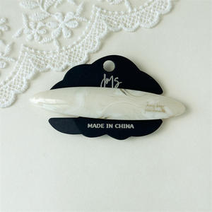 Barrette à cheveux ovale élégante en acétate, pince à cheveux de haute qualité pour filles - Product Image 4