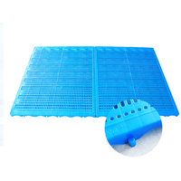Palette en plastique HDPE empilable, feuille de sol, 1000x600x50mm