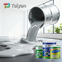 Peinture de sol en polyuréthane écologique, résistante à l'usure, imperméable, revêtement liquide pour sols en ciment avec revêtement en caoutchouc