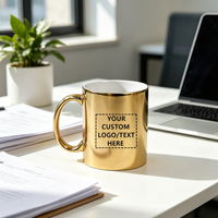 Mug à café en céramique vierge pour sublimation, tasse personnalisée avec logo et motif, cadeau promotionnel d'entreprise pour la vente en gros