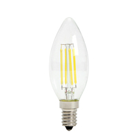 Ampoule à filament LED dimmable 2W 4W 6W 360 degrés C35 C35L E10 E11 E12 E14 E17 B15