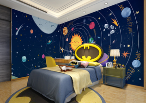 Personalizzato 3d stampato a casa spazio universo <span class=keywords><strong>carta</strong></span> <span class=keywords><strong>da</strong></span> <span class=keywords><strong>parati</strong></span> murali dello spazio al di fuori della terra <span class=keywords><strong>carta</strong></span> <span class=keywords><strong>da</strong></span> <span class=keywords><strong>parati</strong></span> per bambini <span class=keywords><strong>camera</strong></span> - Product Image 4