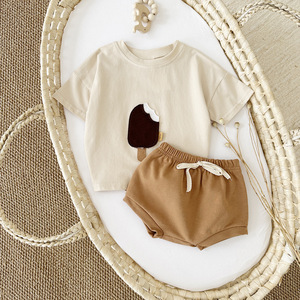 Abbigliamento Casual per neonati stile coreano ghiaccio per Patch estate e autunno Set per bambini dai <span class=keywords><strong>6</strong></span> <span class=keywords><strong>mesi</strong></span> ai 4 anni - Product Image 2