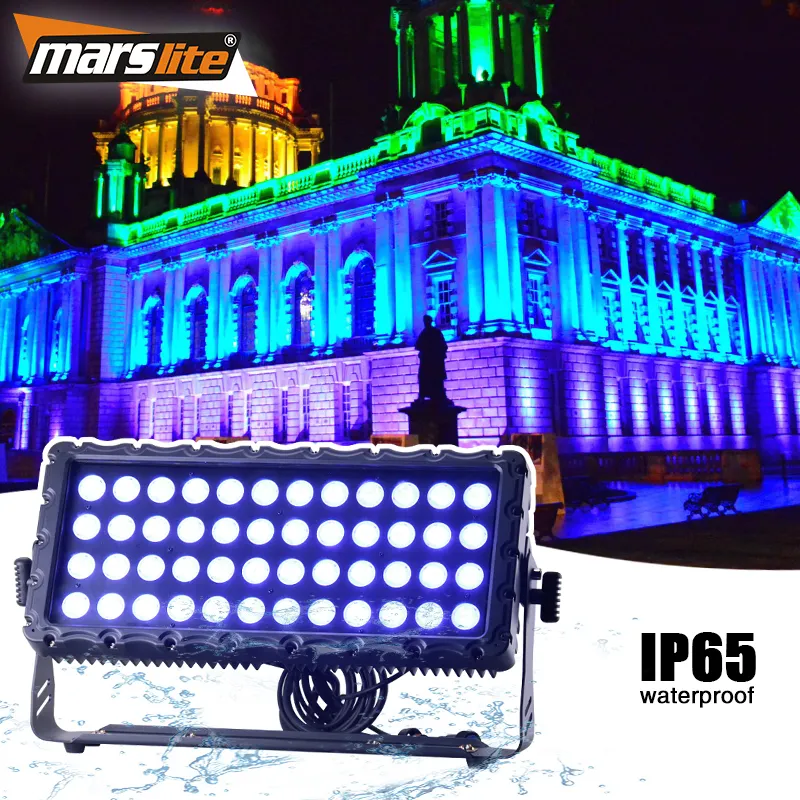 Super Bright Aluminium Outdoor LED Par Lichter RGBW 48PCS 10W Wasserdichte City Color LED Flood Wash LED Bühnen lichter