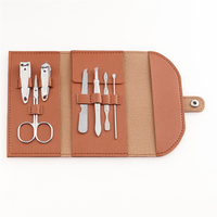 WELLFLYER MS-783 kit d'outils de soin des ongles en acier inoxydable kit coupe-ongles manucure pédicure ensemble vente en gros