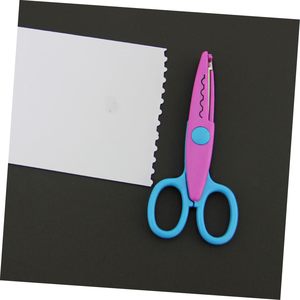 กรรไกรตัดกระดาษสำหรับเด็ก 6 สี กรรไกรตกแต่ง DIY กรรไกรตัดกระดาษ - Product Image 3