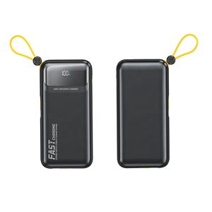 工厂批发20W 10000毫安超薄快速充电电源组，带发光二极管显示器和电缆 - Product Image 4