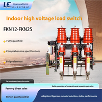 Interrupteur-sectionneur à charge Lingc FKN12A-12-25, 12 kV, haute tension, 3 pôles, caoutchouc silicone, type à vide, réseau en anneau, 28