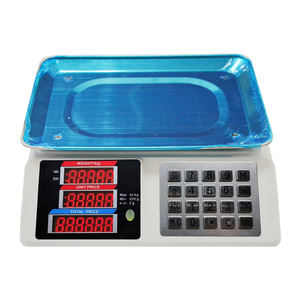 Leaone 40kg इलेक्ट्रॉनिक वाणिज्यिक वजन पैमाने 30kg डिजिटल स्टेनलेस स्टील मूल्य कंप्यूटिंग पैमाने खुदरा दुकानों के लिए - Product Image 3