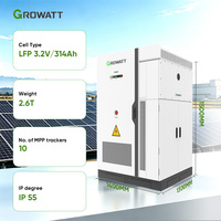 Système de stockage d'énergie à batterie LiFePO4 Growatt ACE 261H-2H 832V 314Ah 261kWh C&I Tout-en-un Armoire ESS à refroidissement liquide 6000 cycles