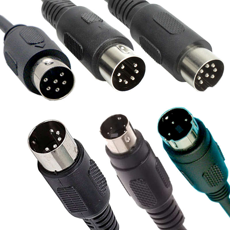 De hombre mujer, Din 8 7 13 pin cable para Subwoofer a casa de cable de Audio de Teatro de cable de Audio de Modled conector conchas