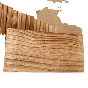 Planches en bois massif rectangulaires, design rustique personnalisable, origine Shandong, BH 154 - Product Image 2