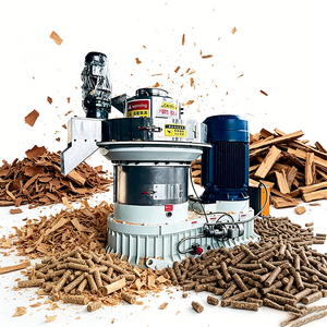 Granulateur vertical à matrice annulaire haute efficacité CE - pour l'exportation de granulés de bois vers l'Europe - Product Image 1