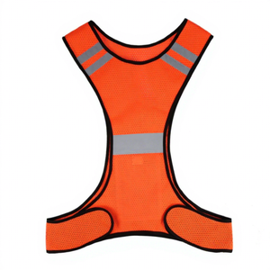 Usine En Gros Gilet De Sécurité Réfléchissant Courir Jogging Vélo Marche, Gilet De Course Réfléchissant Avec Autocollant Bonus - Product Image 1