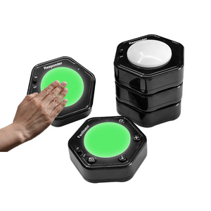 Buzzer de <span class=keywords><strong>Quiz</strong></span> Sans Fil Rechargeable, Unité Individuelle, Répondeur Hôte ou Esclave avec Indication LED pour Réunions de Bureau et Formation en Groupe - Product Image 2