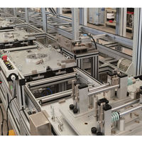 Plataforma Giratoria Motorizada de Doble Velocidad con Cadena para Transporte de Palés, Marco de Aluminio y Goma para la Industria Automotriz, Capacidad de Carga de 2000 kg