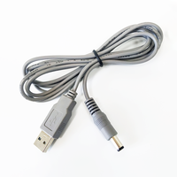 Benutzer definierte 2m 20AWG DC 5,5*2,1mm Netz stecker für LED-Licht leiste USB zu 5V DC5.5 * 2.1MM Barrel Jack Kabel