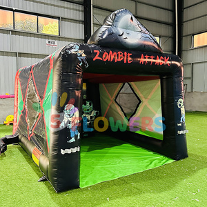 Halloween Party trò chơi bơm hơi zombie tấn công bắn cung rìu ném mục tiêu cho vui - Product Image 3